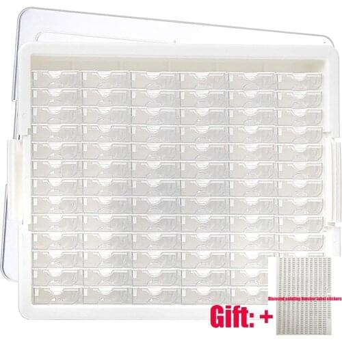 42/50/78 grid 5d DIY Diamond Painting Accessories Storage Box New Diamond Embroidery Mosaic Tool