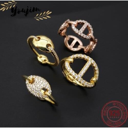 New Pig Nose Women Ring Monaco 925 Silver Luxury 2021 Popular Style Handmade High Quality