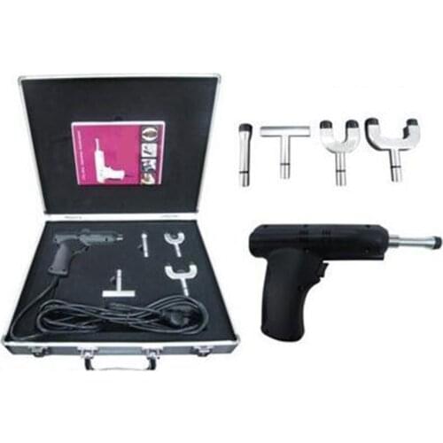 New black 4 adjustable head strength Masajeador adjustment means activator for the treatment of spinal cord \ li electric gun