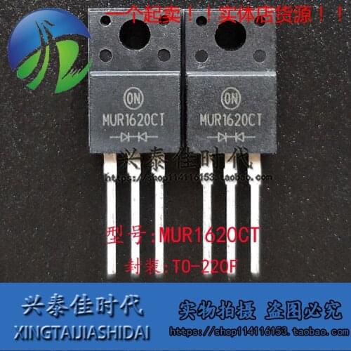 Original new 5pcs/ MUR1620CT 16A200V TO-220F