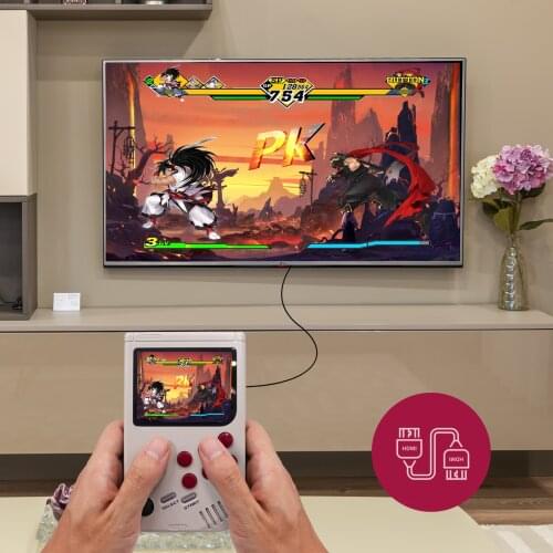 Raspberry Pie Retro Portable Mini Handheld Video Game Console 3.5inch IPS Wide Angle Liquid Crystal Color LCD Color Game Player