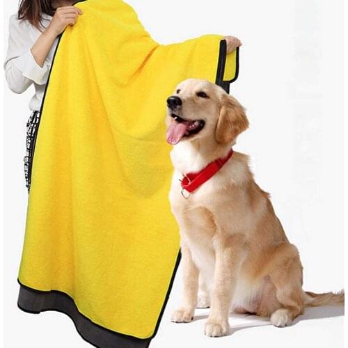 Dog Towel Pet Bath Towel Super Absorbent Microfiber Drying Towel for Small Medium Large Cats Dog Bath Machine Washable