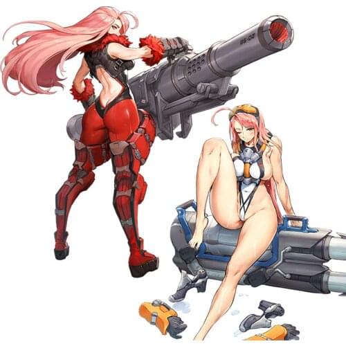 Three Ratels CA35 AT-100 Beast Hunter Last Origin anime stickers motorcycle decals anime guitar wall sticker decals