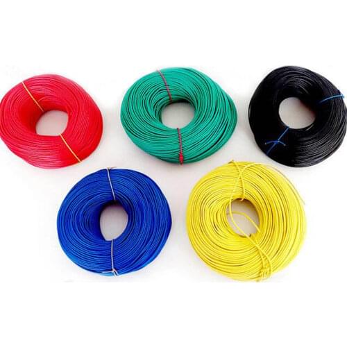 VENSTPOW 5meters/lot 15AWG RV Wire 1.5mm Multi-strand Flexible Stranded Cord Electrical Equipment Copper Core PVC Wire DIY
