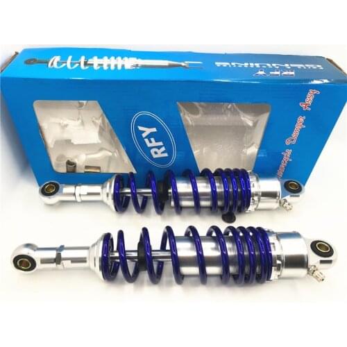 RFY 1pair 7mm Spring Universal 320mm 340mm Nitrogen Rear Shock Absorber Motorcycle for Honda cb400 xjr400 yamaha suzuki