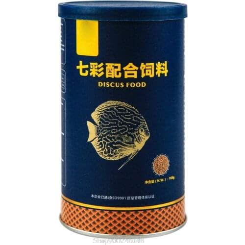 160g Aquarium Tank Tropical Fish Food Grains Sink In Water Discus Fish Feed Food Protein Growth Health Supply N26 20 Dropship