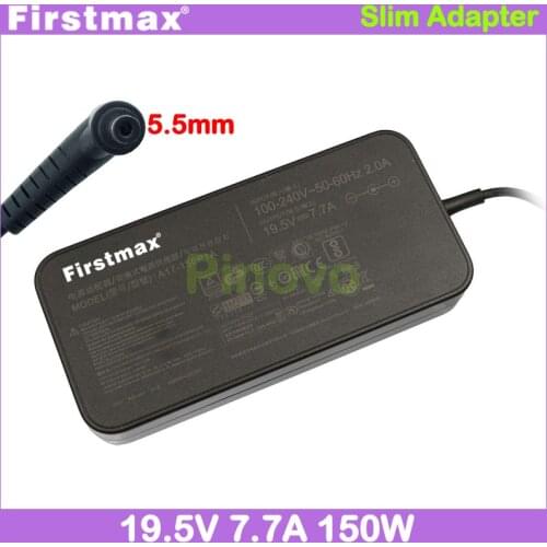 Firstmax 19.5V 7.7A laptop ac adapter charger for Asus FX504GM FX554GM FX564GM FX80GM FZ80GM KX80GM ZX80GM PX504GM power supply
