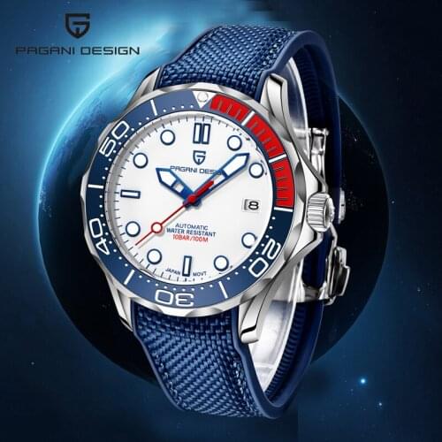 PAGANI Design divers watch men Luxury Brand Shock Resistant Mechanical pilot Waterproof Business Sport Watch montre homme 2021