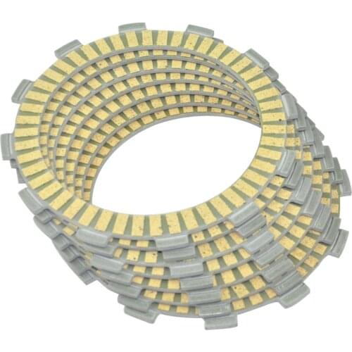 7pc Motorcycle Friction Clutch Plates For KAWASAKI KLX250 D-Tracker KDX125 KX125 KL250 KLX300 KLX250S KLX250R KLX250SF KDX125SR