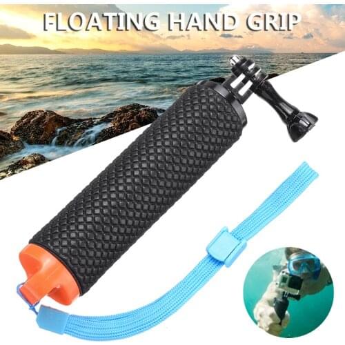For Go Pro Hero2018/7/6/5 1pc Float Hand Grip Buoyancy Rod Waterproof Rubber Handle Sports Camera Accessories Pohiks