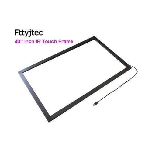 Fttyjtec 40 inch lcd multi touch screen overlay Truly 10 points IR touch screen panel 40" Infrared touch frame for touch table