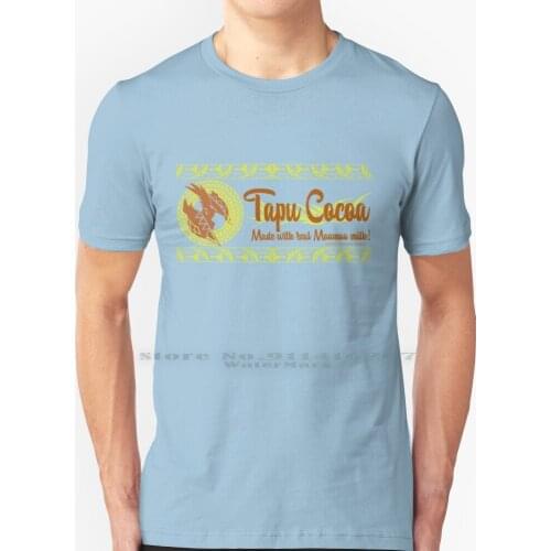 Tapu Cocoa Logo T Shirt 100% Pure Cotton Tapu Koko Cocoa Sun Moon Alola Gengar Rowlett Litten Poplio 3ds Videogame Videogames