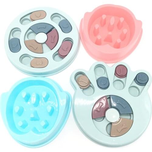Dog Puzzle Toys Slow Feeder Interactive Increase Puppy IQ Food Dispenser Slowly Eating NonSlip Bowl Pet Cat Dogs Training Game