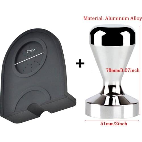 Coffee Tamper Mat High Quality Silicone Rubber Tampering Corner Mat Coffee Maker 51/53/58MM espresso tools
