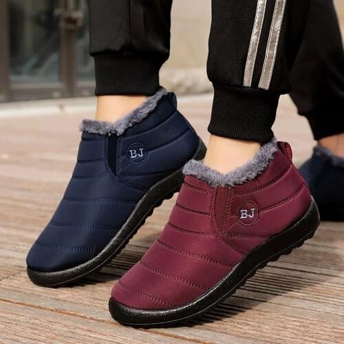 Womens Casual Shoes Keep Warm Womens Boots Platform Soft Shoes Woman Waterproof Ankle Boots Punk Couple Unisex Boots Plus Size