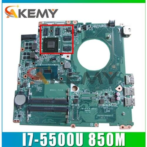 AKemy Laptop motherboard For HP Pavillion 17-F 17' Inch I7-5500U 850M 4GB Mainboard N15P-GT-A2 DAY31AMB6C0 SR23W