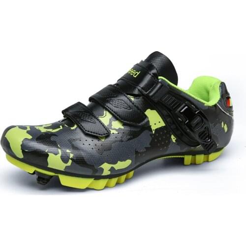 Nano Camouflage Cycling Shoes Professional Lock-free Mountain Bike Shoes Bicycle Shoes Unisex Shoes Multicolor Luminous Only