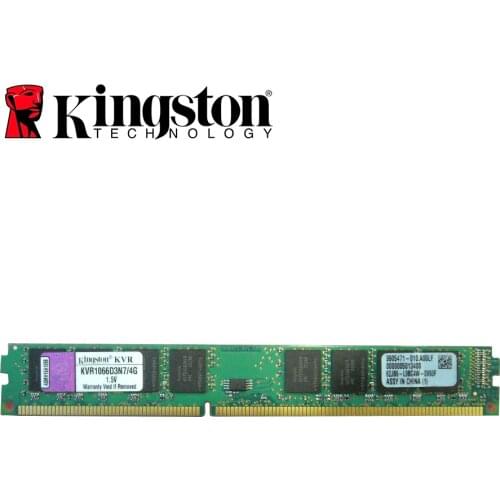 Kingston DDR3 4G 1066MHZ 1.5V CL7 240Pin DIMM KVR1066D3S4R7SK2/4 Desktop Memory RAM