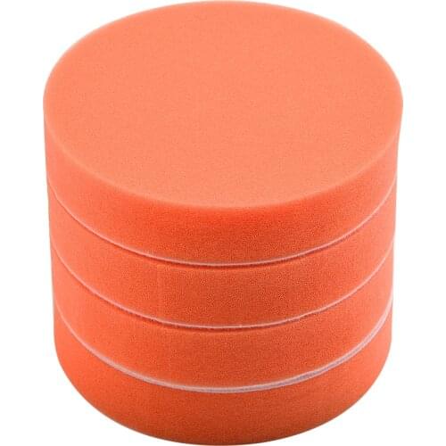 4Pcs 125mm 5Inch Car Polishing Buffing Pad Flat Sponge Polisher Buffer Pads Clean