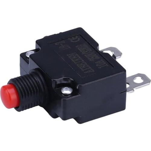 3-8A 10/15/20/30A Circuit Breaker Overload Protector Switch Fuse Thermal Switch Current Overload Protector Push Button Switch