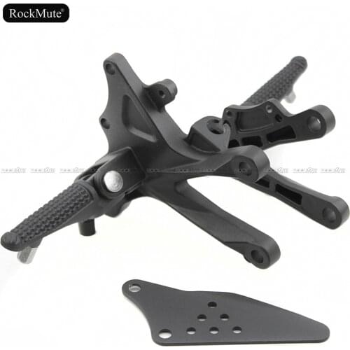 Rider Front Left Right Footrest Foot Pegs Pedal Mount Bracket For Kawasaki ZX-10R ZX10R Ninja 2006 2007 2008 2009 2010