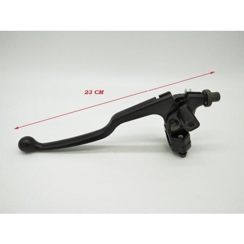 A161 GS250 GS300 Clutch Lever With Mirror Peach Mount Handle Motorcycle Clutch Handle GN250 Mirror Seat Handle GS425 GS450 GS550