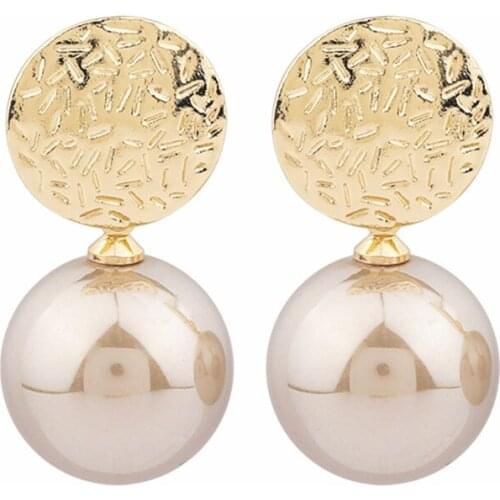 Pearl Earrings For Women Imitation Pearls Stud Earrings Birthday Party Gifts Fashion Korean Geometric Earring Jewelry Dangler