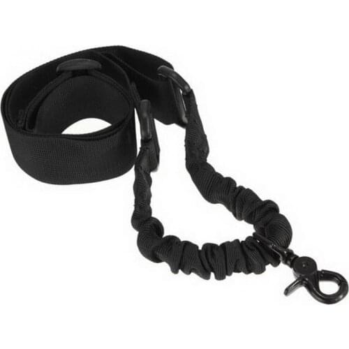 Tactical Single Point Adjustable Bungee Rifle Gun Sling System Black Strap Hunt Gun Accessories Sling Rifle Blet Dropshipping