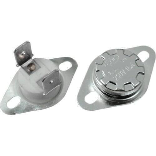 10 pcs 16A 250V Thermal Switch Ksd302 135 Degree Normally Closed Ceramic Thermostat Hanging Ironing Machine Temperature Switch