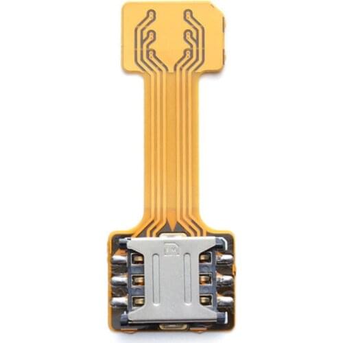 Card Extender Dual SIM Adapter Extension Cable Slot Durable For Mobile Phone Android NK-Shopping