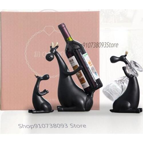 Wine Cabinet Decoration Originality Red Wine Shelf Home Decoration Nordic Style Living Room Tv Cabinet Porch Wedding Gift Best F