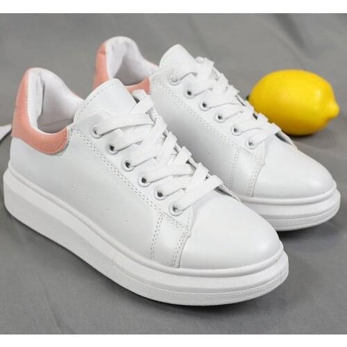 Women Sneakers White Shoes Fashion Platform Shoes Zapatillas Mujer Footwear