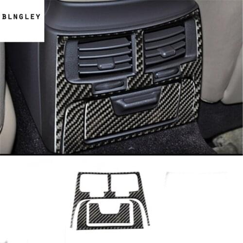 1lot Epoxy glue real carbon fiber grain rear air conditioning outlet decoration cover for 2006-2012 Lexus IS 300 250 CFSPORT