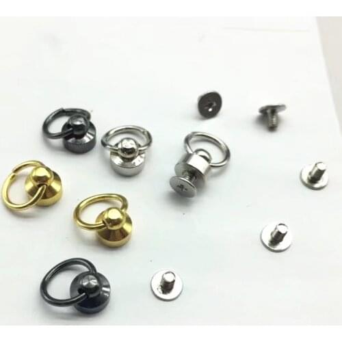 10pcs /lot DIY Luggage Bag Buckle Tongs Snap Hook Ring With Screws For DIY Bag Parts Accessories Silver Gold Color