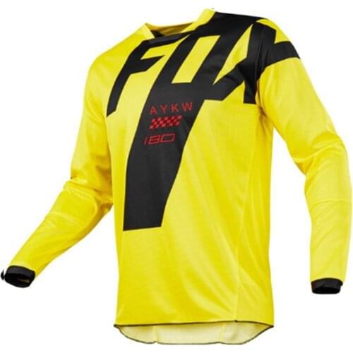 2021 MTB Jersey Fox jersey motocross jersey Off Road Mountain Bike downhill Jersey Off-road Motorcycle Downhill jersey