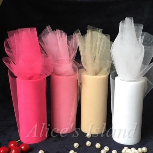2200 x 15cm/roll 9 colors Wedding Birthday Party Table Runner Decoration Yarn Roll Crystal Tulle Organza Sheer Gauze Element