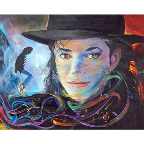 5D DIY Michael Jackson MJ Diamond Painting Full Square Cross Stitch Diamond Embroidery Mosaic Picture Of Rhinestone