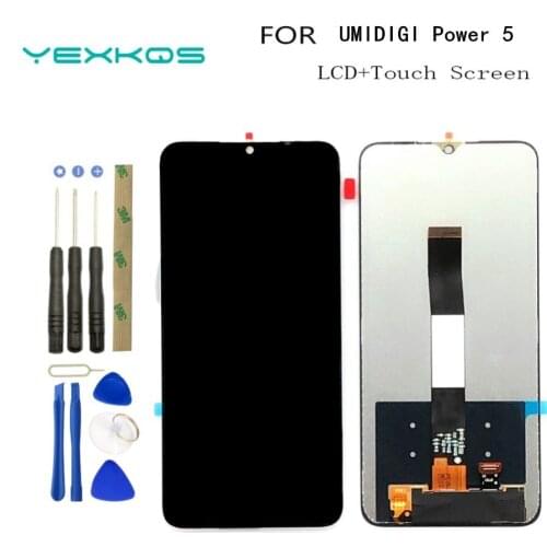 6.3"Original UMIDIGI Power 5 LCD Display and Touch Screen Digitizer Assembly Replacement for UMIDIGI Power 5 Phone lcd +Tools