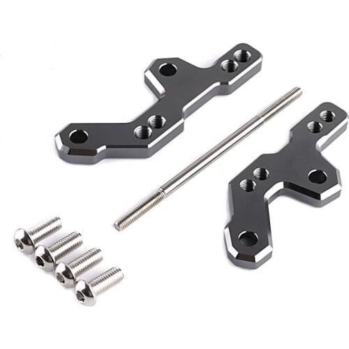 Motorcycle CNC Aluminum Alloy Accessories Foot Pegs Rear Rearset Base For Kawasaki NINJA 250 300 ZX-300R Z250 Z300