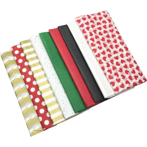 10Pcs/bag Tissue Paper 50x66cm Flower Gift Packaging Craft Paper Roll Clothing Shirt Shoes Wine Wrapping Papers Handmade Supply