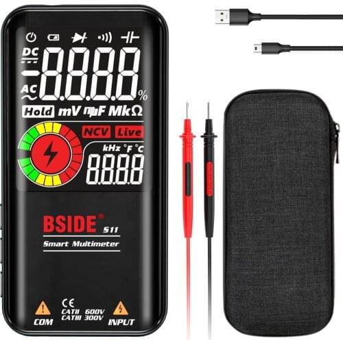 Durable S11 Intelligent Color Large Screen Multimeter 3 Results Display Super Large LCD 3 Results Display