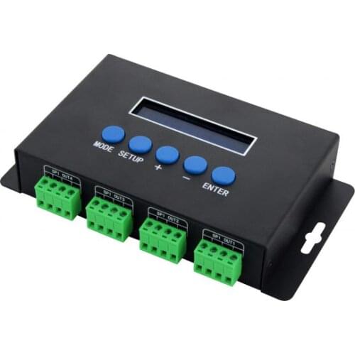 Ethernet-SPI/DMX pixel light controller BC204