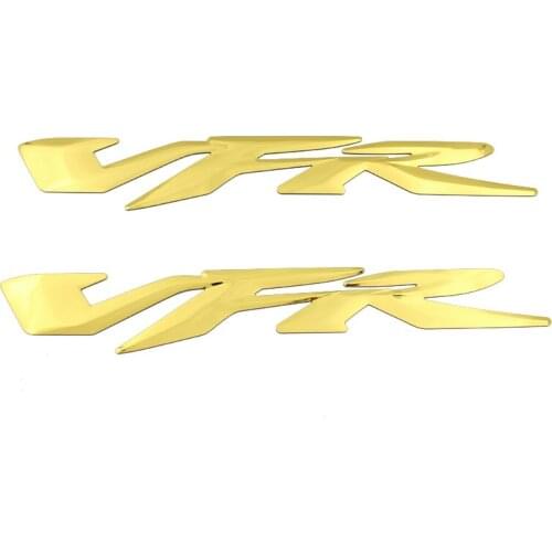Hot sale Motorcycle Emblem Badge Decal 3D Tank Wheel Logo " VFR " Sticker for HONDA VFR 400 800 1200