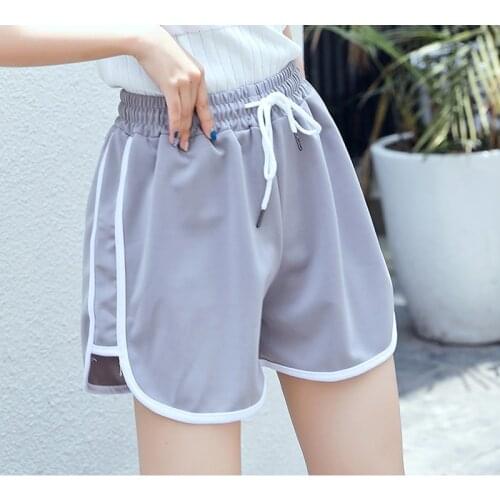 Summer 2021 Womens Sports Shorts Loose Quick Dry Sweatpants Korean Version Casual Running Shorts