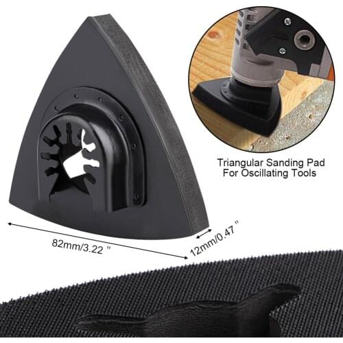 Multifunctional Triangular Oscillating Tool Sanding Pad Quick Release Fits For Dremel Multi Tool 82mm Professional Hot Sale