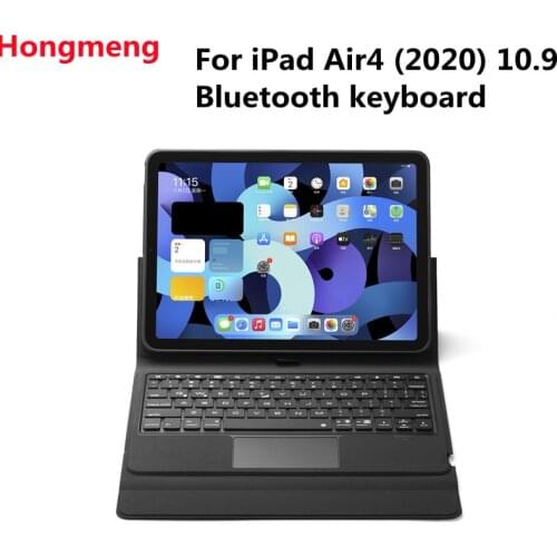 Hongmeng TPU Keyboard Case with Touchpad With Backlit For iPad Air4 10.9 2020 Ipad Case Tablet Bluetooth Keyboard