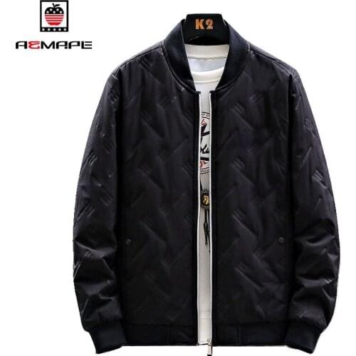 AEMAPE brand Mens Winter Thick Cotton Outwear jackets for men Fleece Parka Coat Men Fashion Jacket Male Casual Warm Wadded Coat