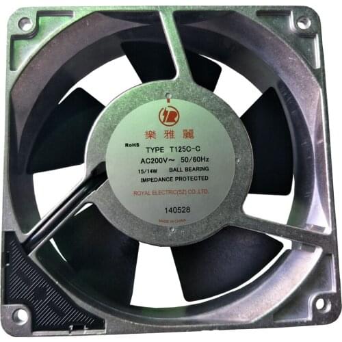New ROYAL T126C-C T127C-C T125C-C 200V cooling fan