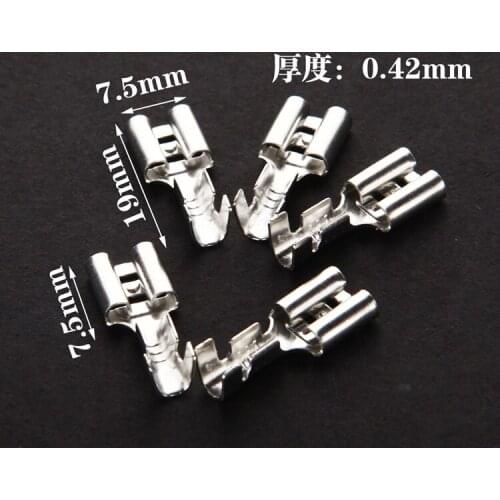 6.3mm Crimp Terminal Female Spade Connector with Case