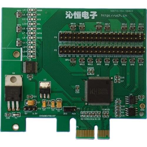 Pcie development board CH368 Development board evaluation board PCIe bus to 32-bit local bus